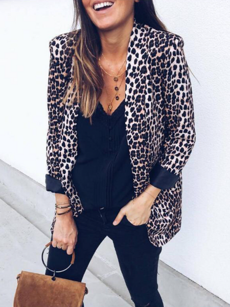 Animal Print Blazer